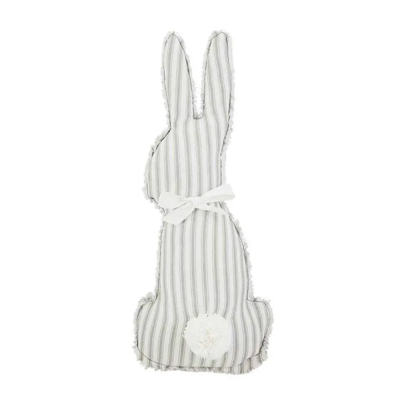 Stripe Bunny Pillow by Mud Pie