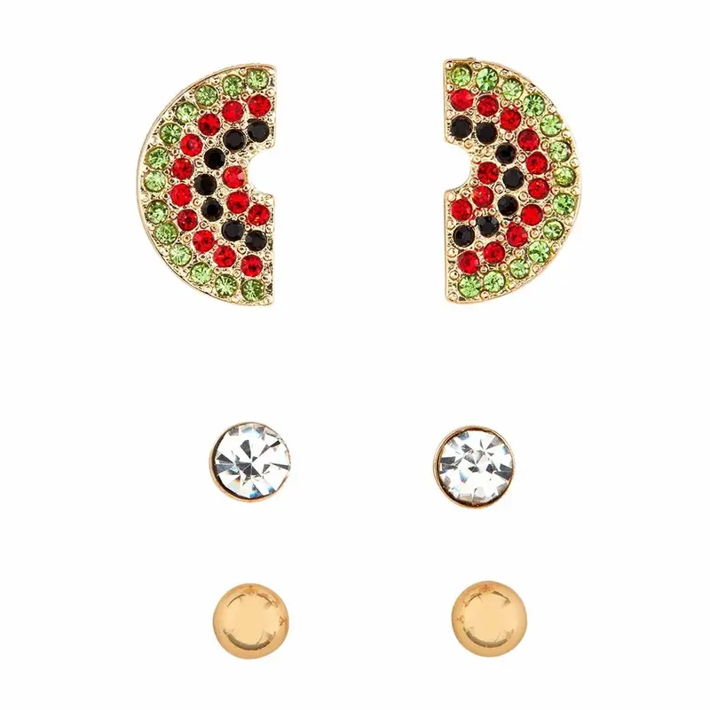 Summer Watermelon Icon Earrings