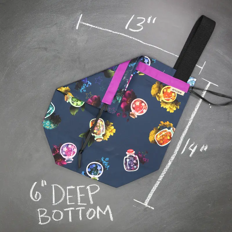 Sweater Drawstring Bag in Catch a Falling Star