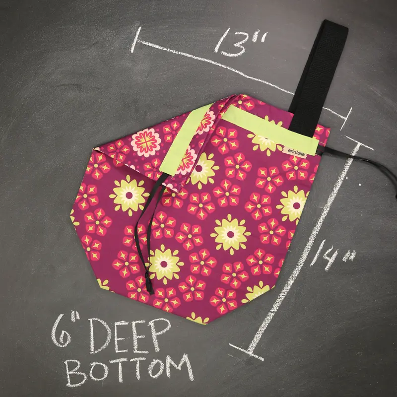 Sweater Drawstring Bag in Fershade Quartz
