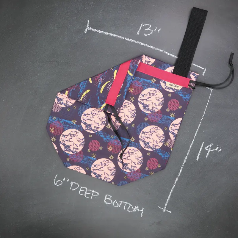 Sweater Drawstring Project Bag in Moon Shadow Rosé