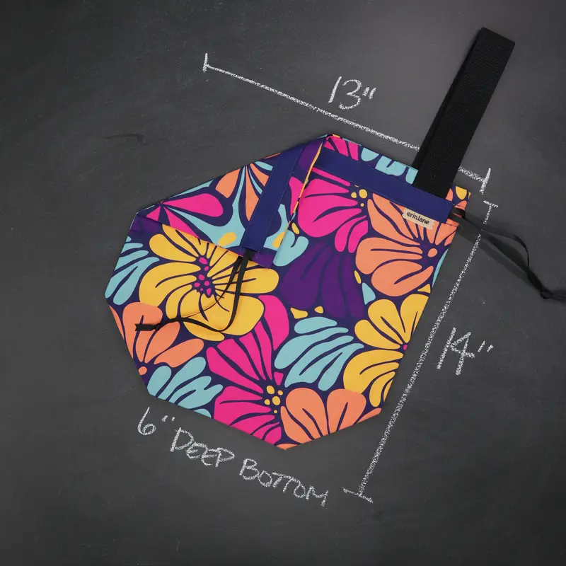 Sweater Project Bag in Mod Petals