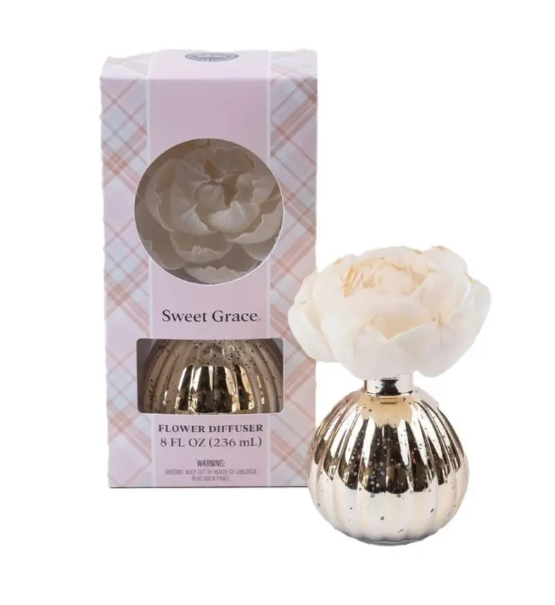 Sweet Grace Holiday Flower Diffuser By Bridgewater