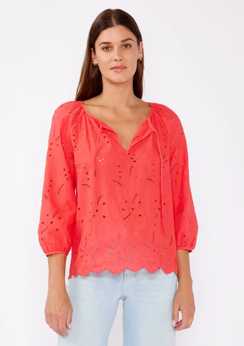 Sweetpea Eyelet Blouse