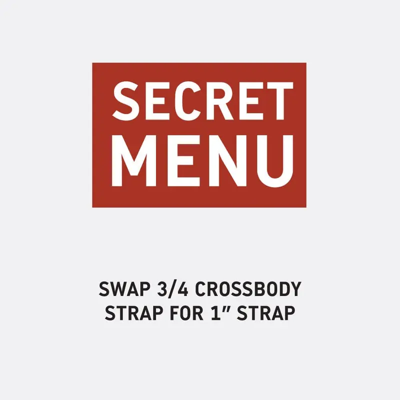 SWITCH 3/4" FOR 1" CROSSBODY STRAP
