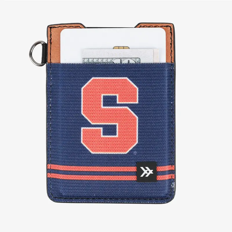 Syracuse Blue - Vertical Leather Wallet