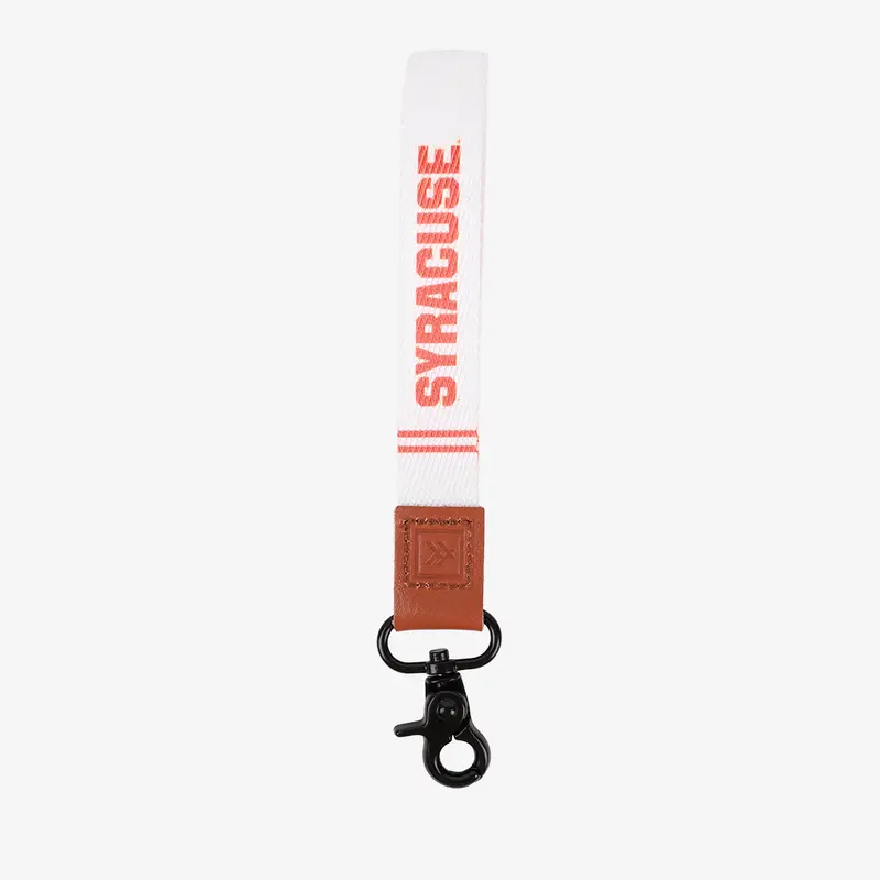 Syracuse White - Wristlet Keychain