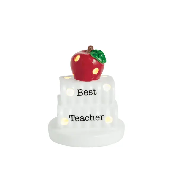 Teacher LED Sitter by Mud Pie
