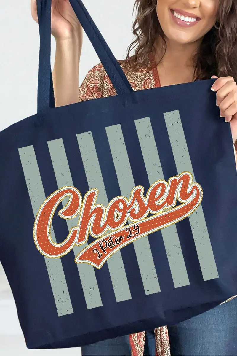 Team Chosen Canvas Jumbo Tote
