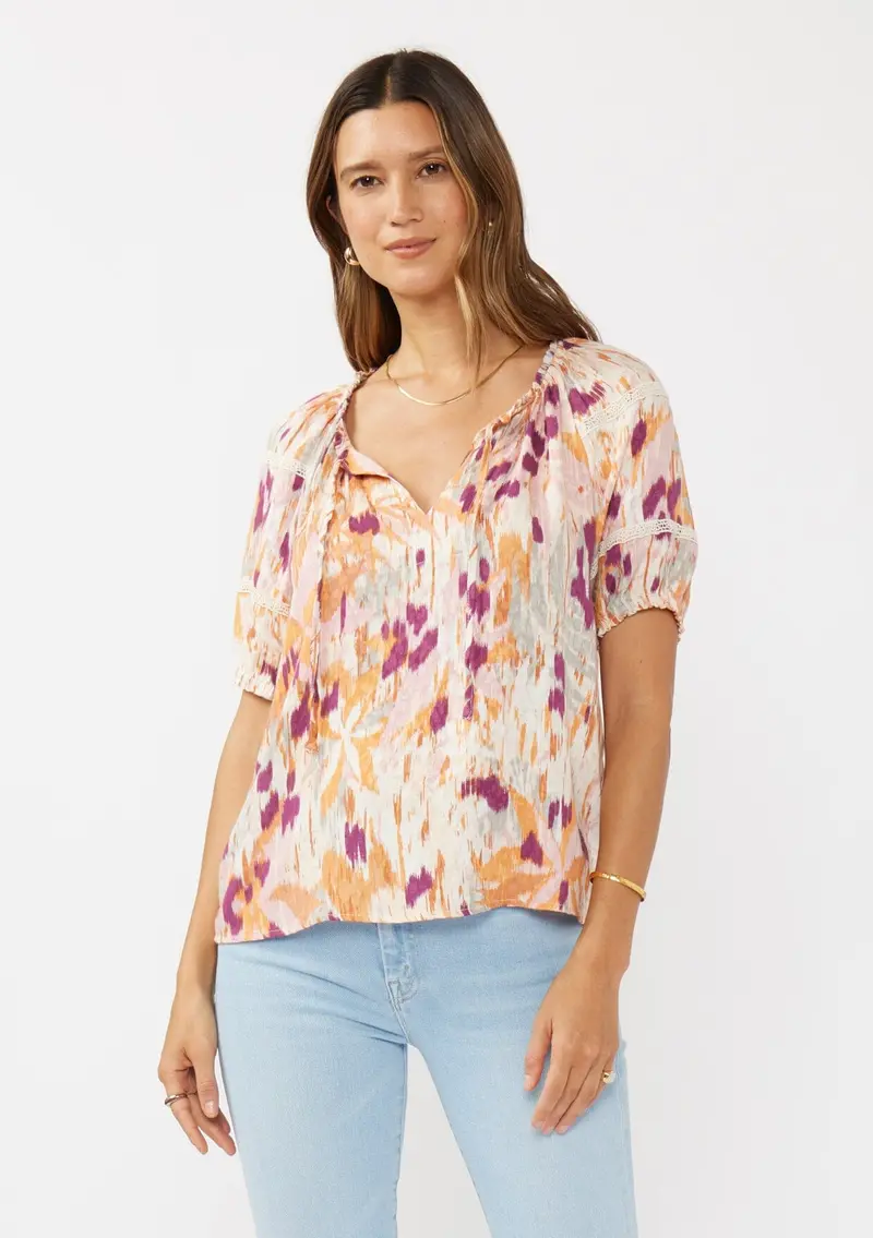 Terra Spice Floral Top