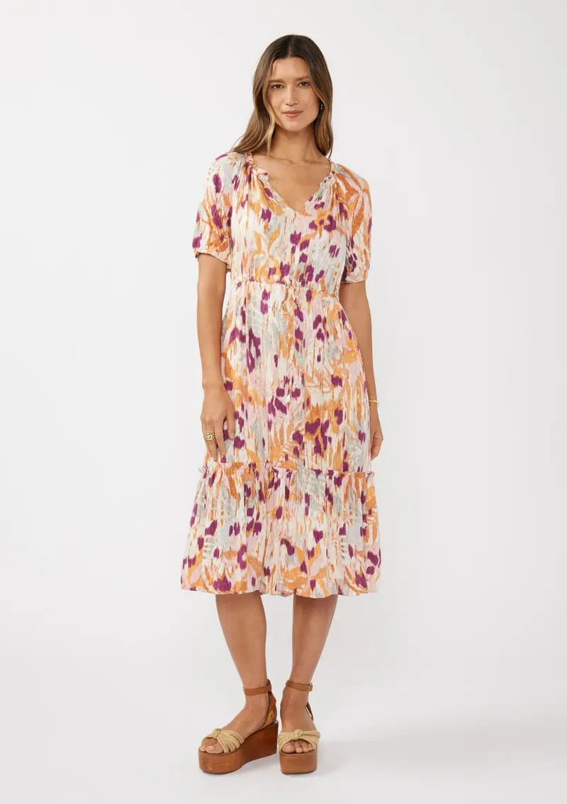 Terra Spice Midi Dress
