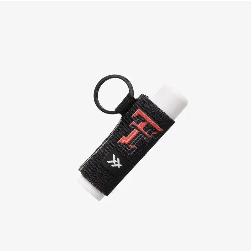 Texas Tech Black - Chapstick Holder Keychain