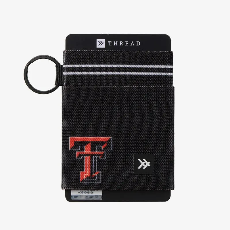 Texas Tech Black - Elastic Wallet
