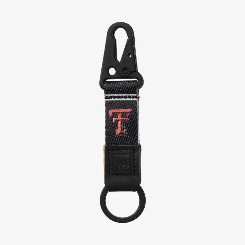 Texas Tech Black - Keychain Clip
