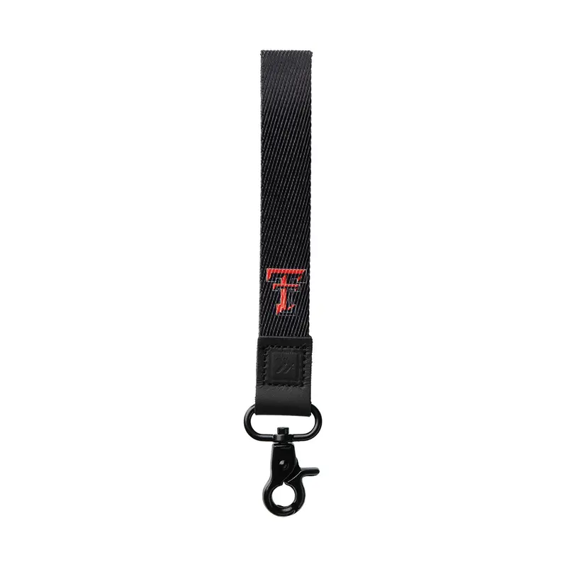 Texas Tech Black - Wristlet Keychain