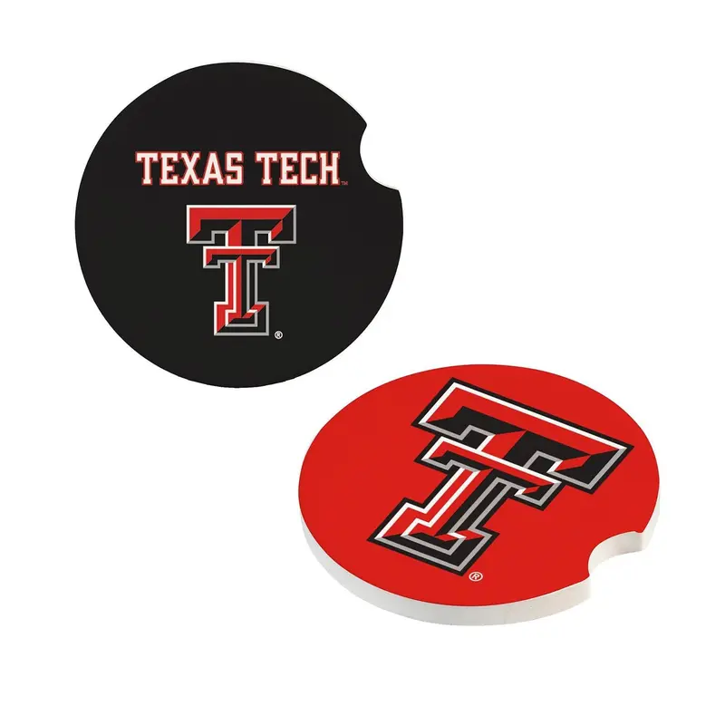 Texas Tech Car Coaster Set