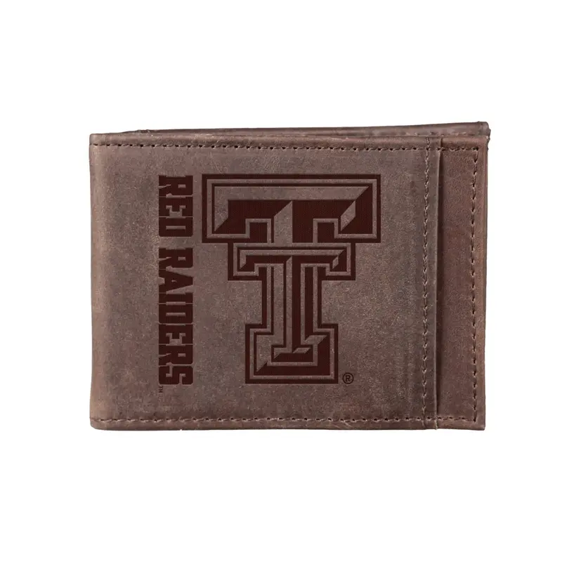 Texas Tech Front Wallet with RFID Block