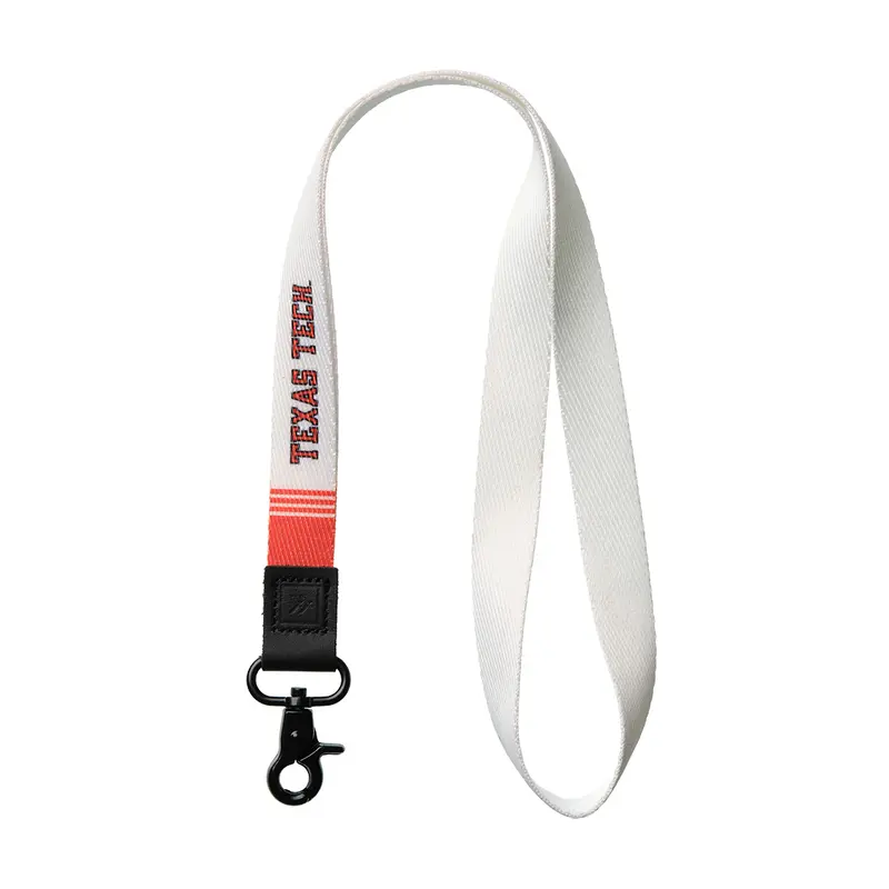 Texas Tech White - Neck Lanyard