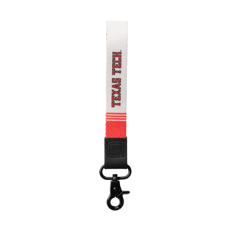 Texas Tech White - Wristlet Keychain