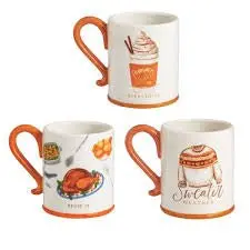 Thanksgiving Mugs by Mud Pie