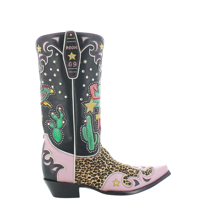 The Best Western Boot in Black and Emerald