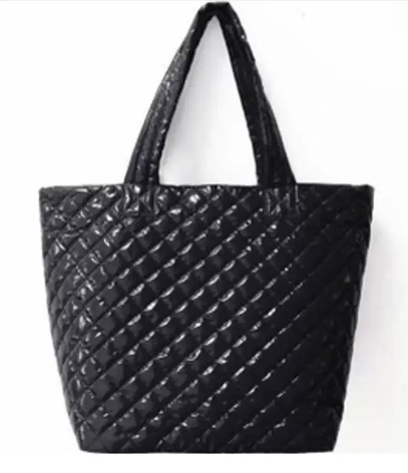 The Debra Diamond Black Patent Tote