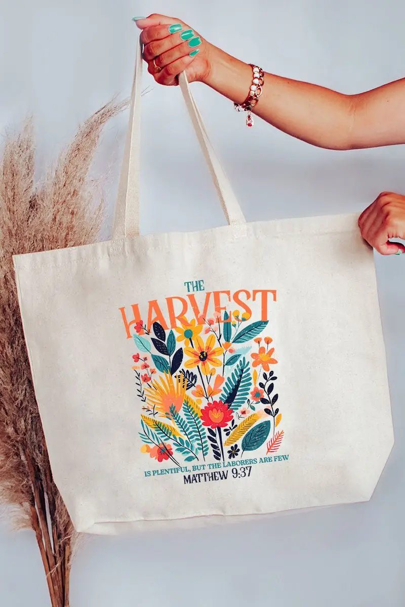 The Harvest Canvas Jumbo Tote