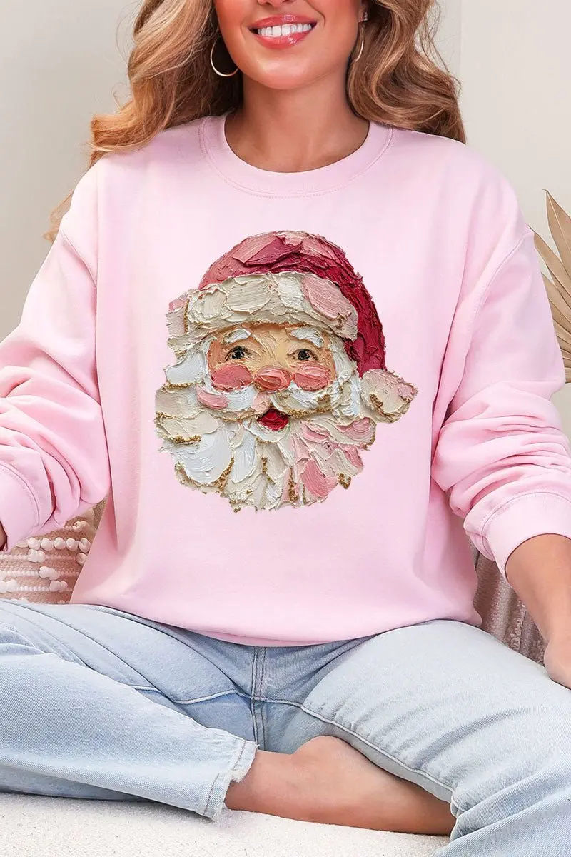 The Painted Santa Heavy Blend Crew Sweatshirt