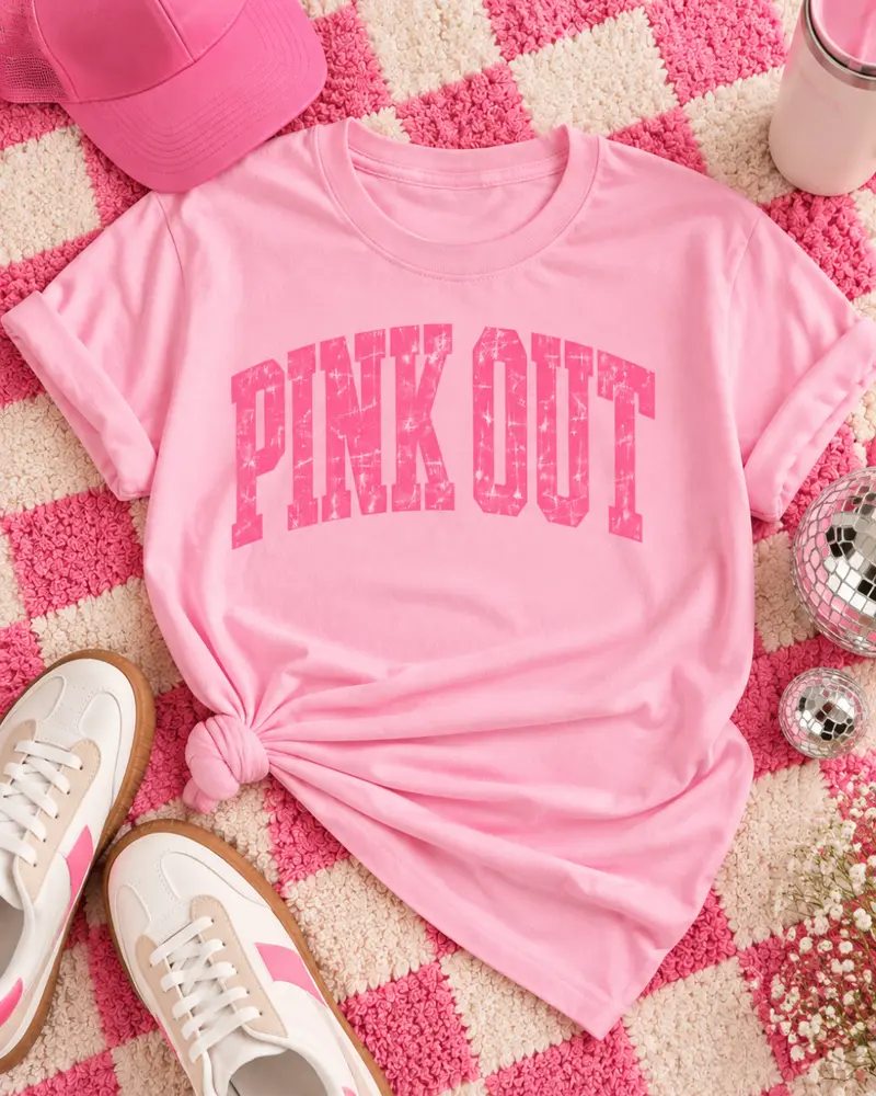Think Pink Tee, Longsleeve, or Sweatshirt