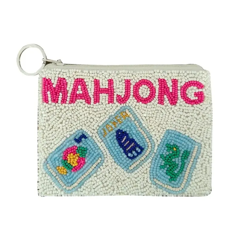 Tiana Designs Beaded Mahjong Tile Pouch