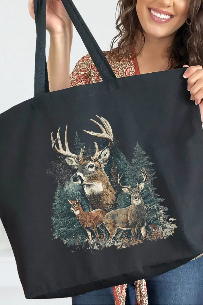 Timber Trails Canvas Jumbo Tote