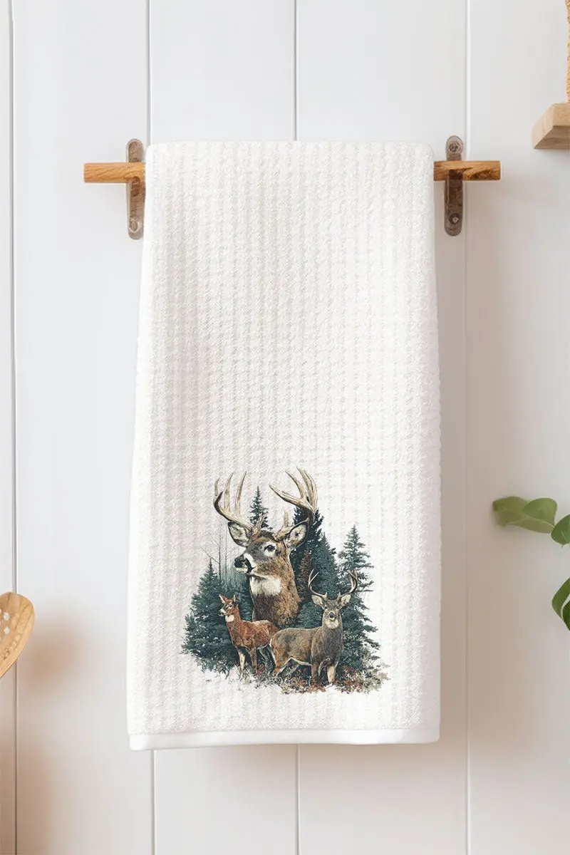 Timber Trails Waffle Kitchen Towel
