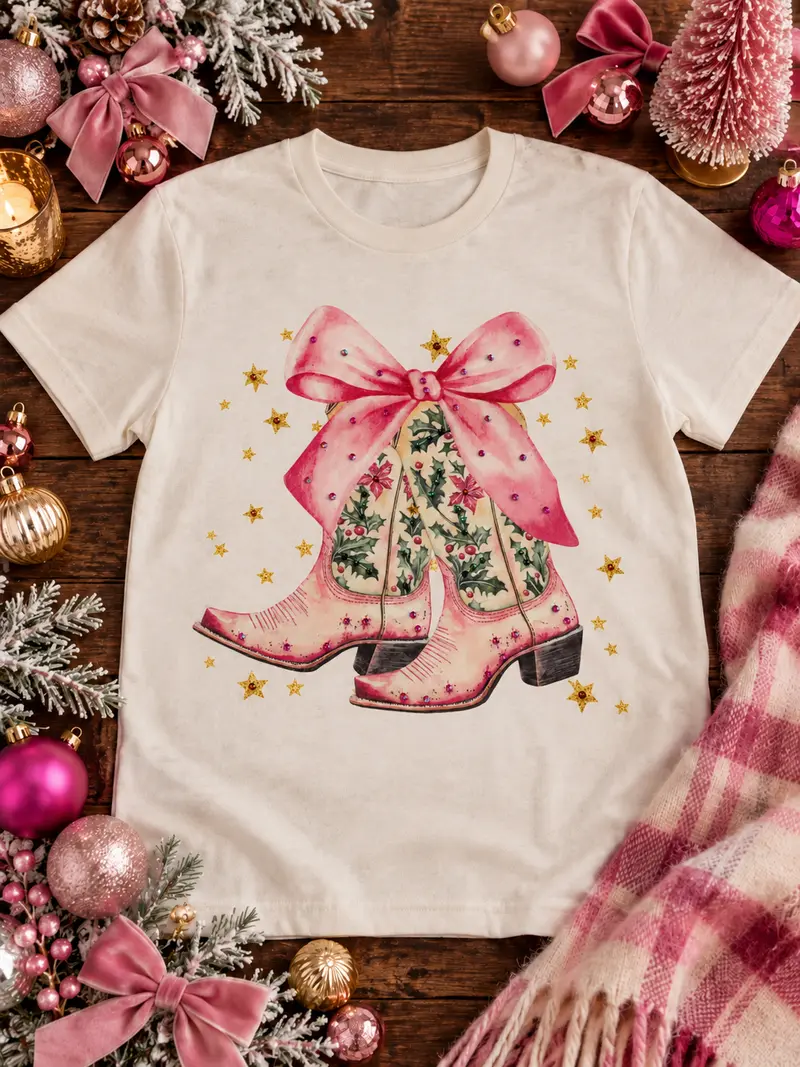Tinsel Two-Step Boujee Tee