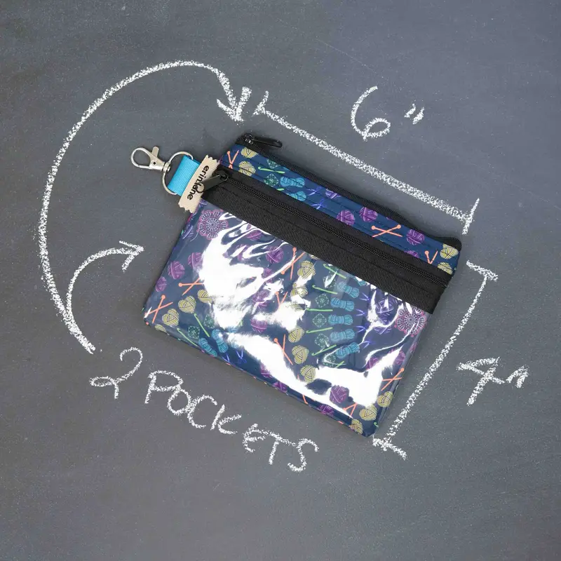 Tiny Trip Double Zippered Wallet in How It's Made