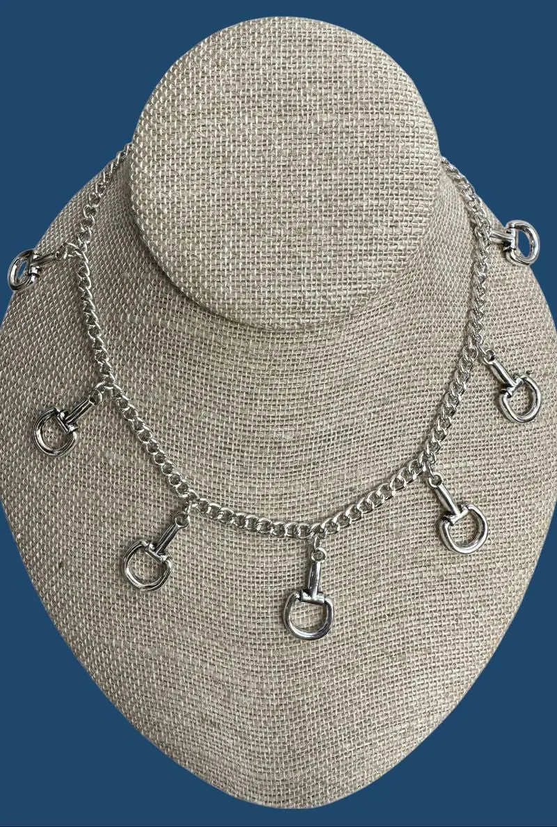 TIPI Arena Standard Silvertone Charm Necklace