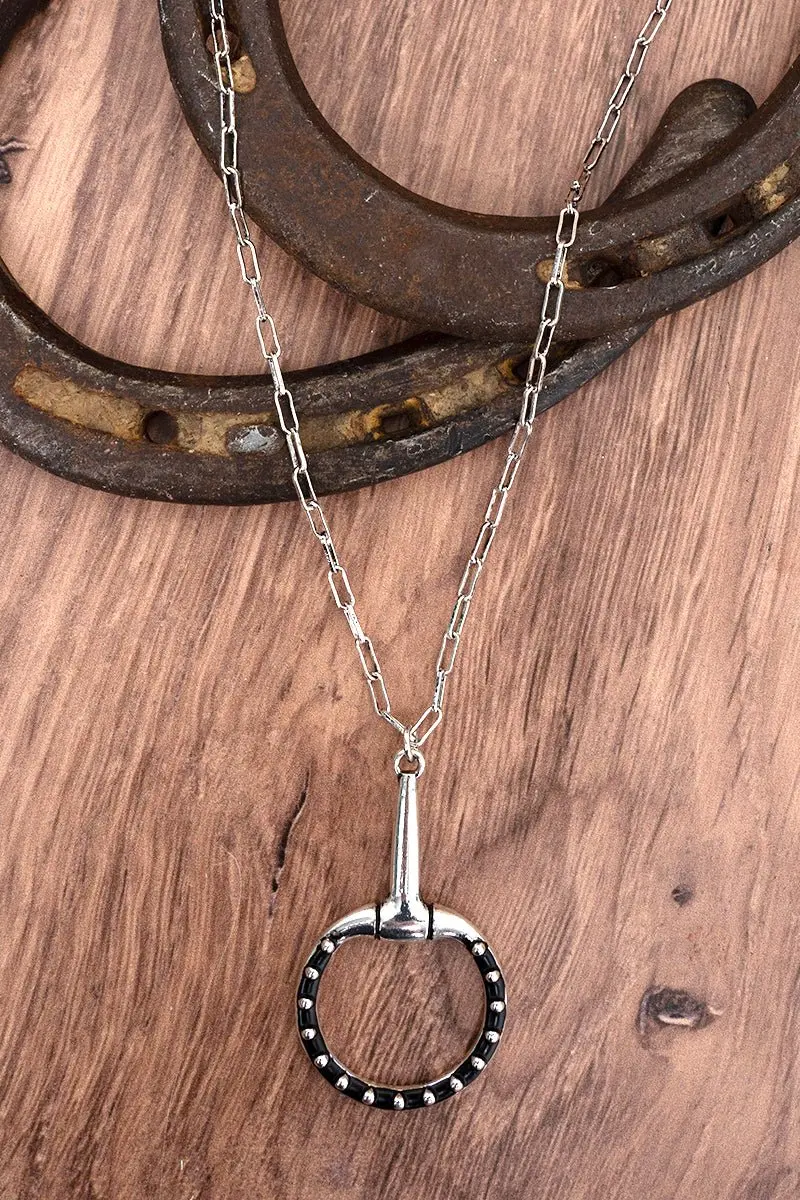 TIPI Lexington Line Silvertone Necklace