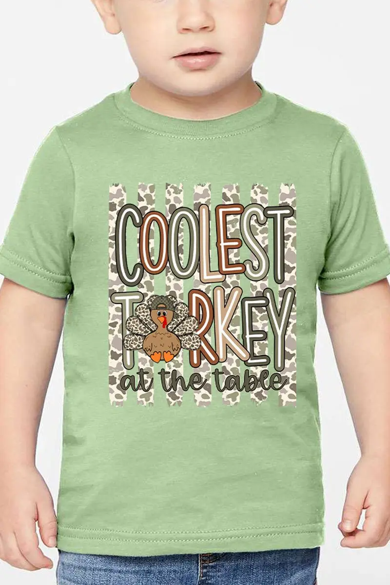 Toddler Coolest Turkey Fine Jersey Tee