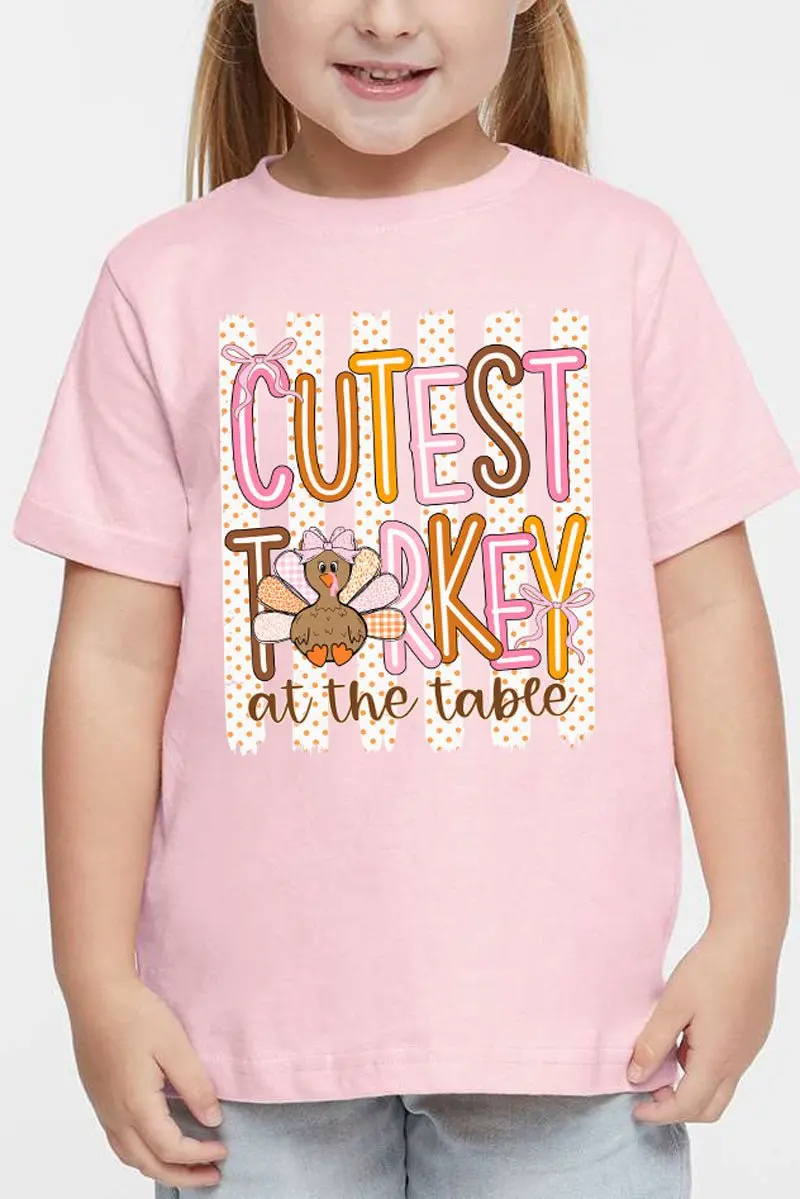 Toddler Cutest Turkey Fine Jersey Tee