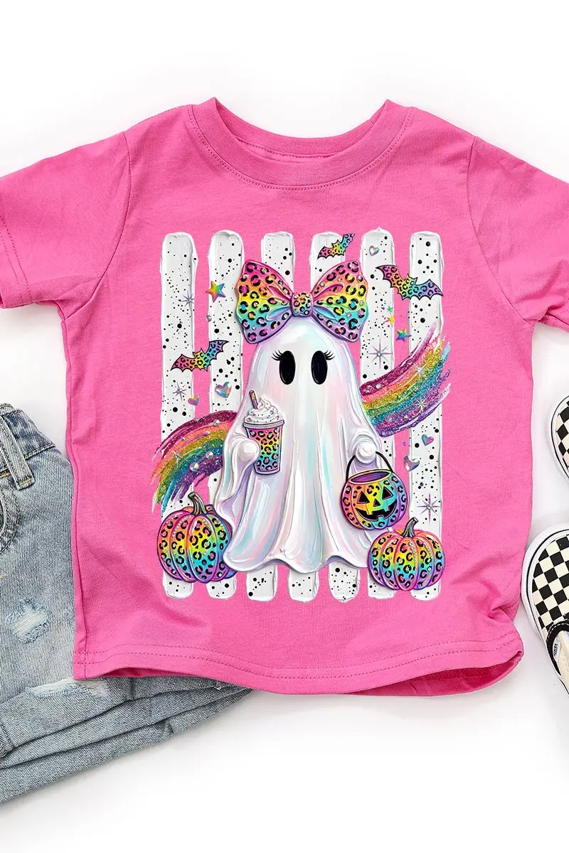 Toddler Rainbow Glam Ghost Fine Jersey Tee