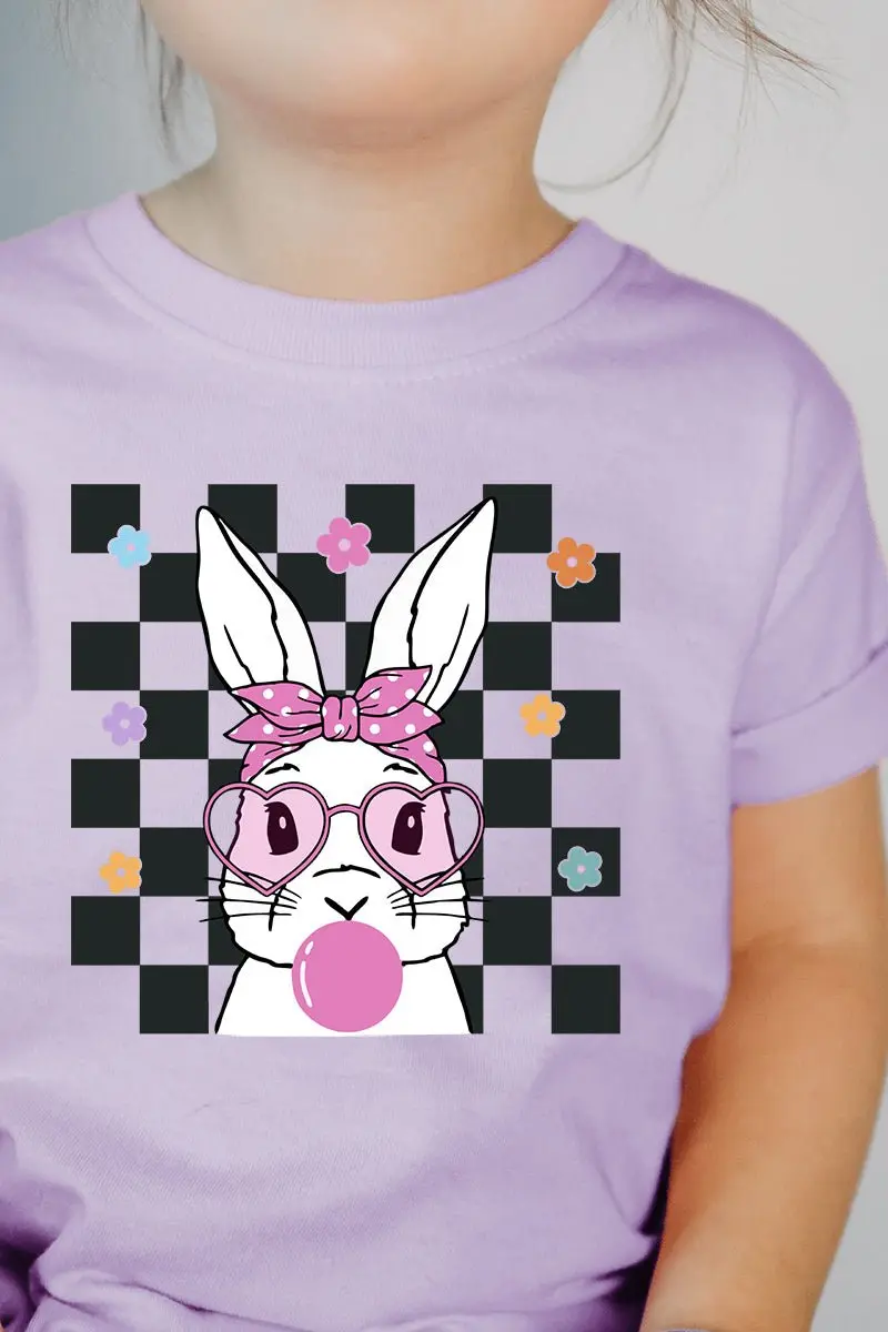 Toddler Retro Bubblegum Bunny Fine Jersey Tee
