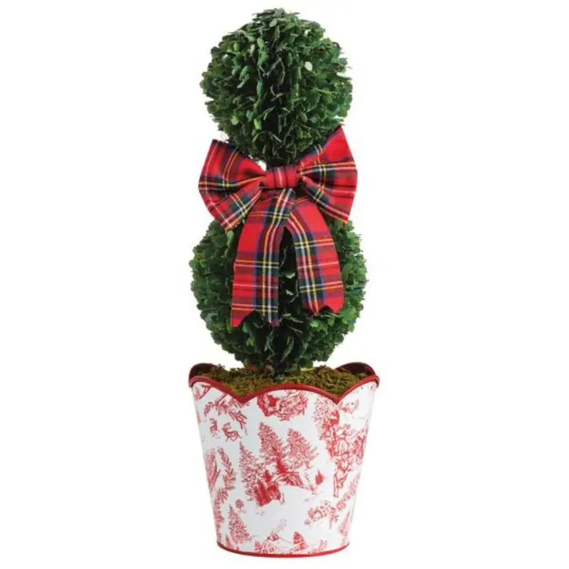 Toile Boxwood Topiary Small