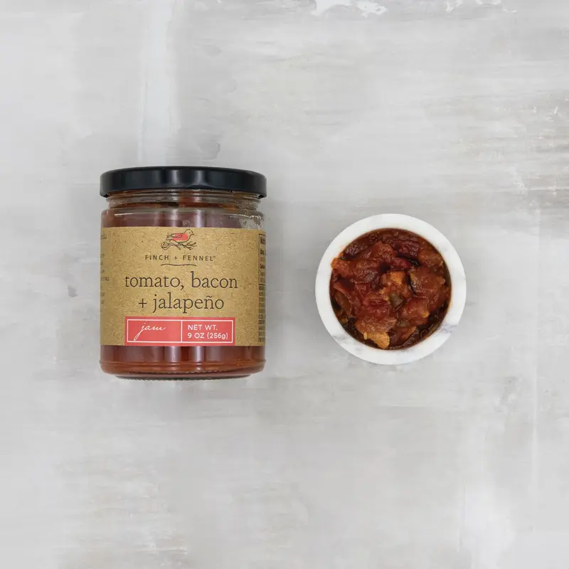 Tomato, Bacon + Jalapeño Jam - 9 oz