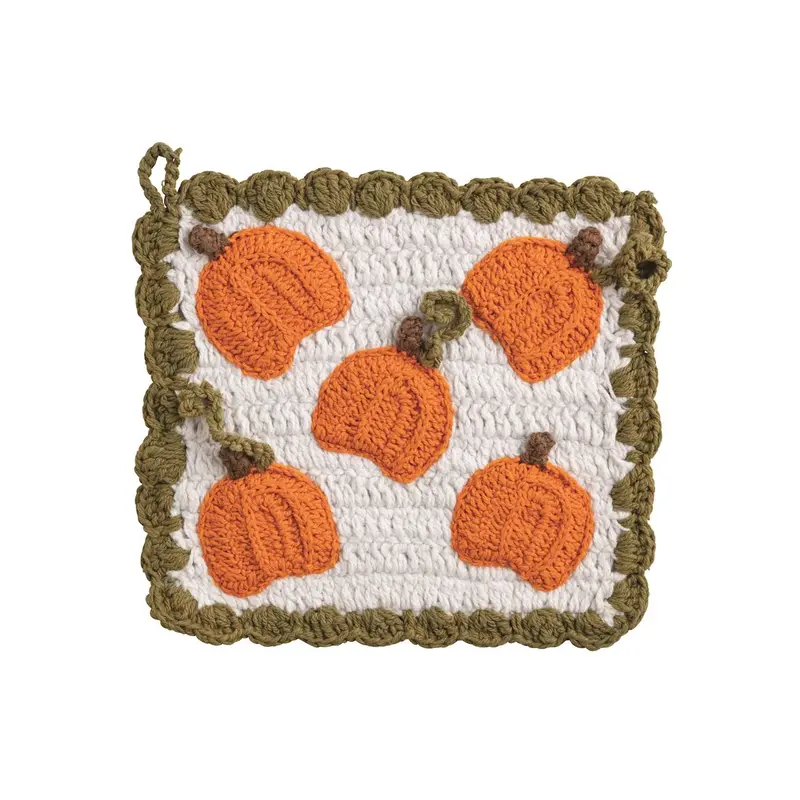 Tossed Pumpkin Pot Holder by Mudpie