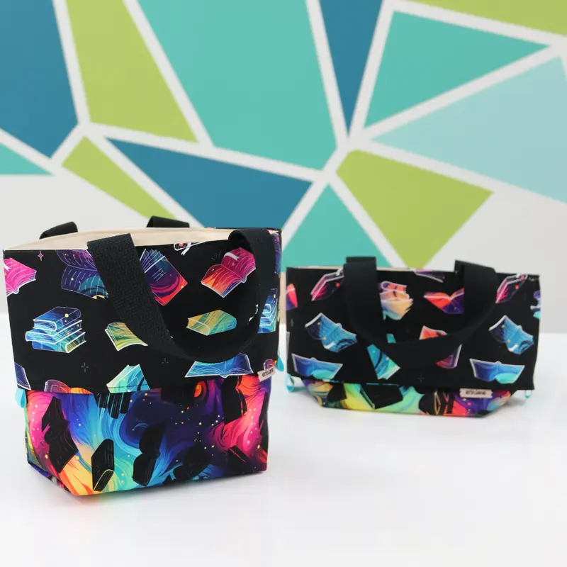 Tote-a-me Collapsing Project Tote in Ink and Ether