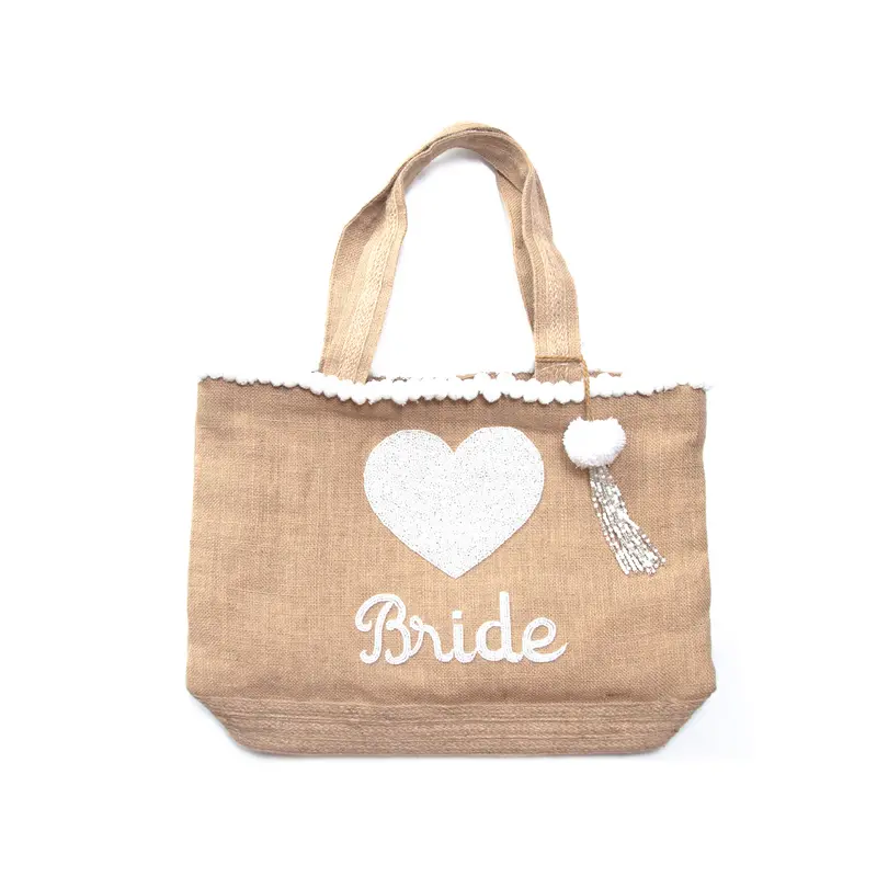 Tote with White Monogram