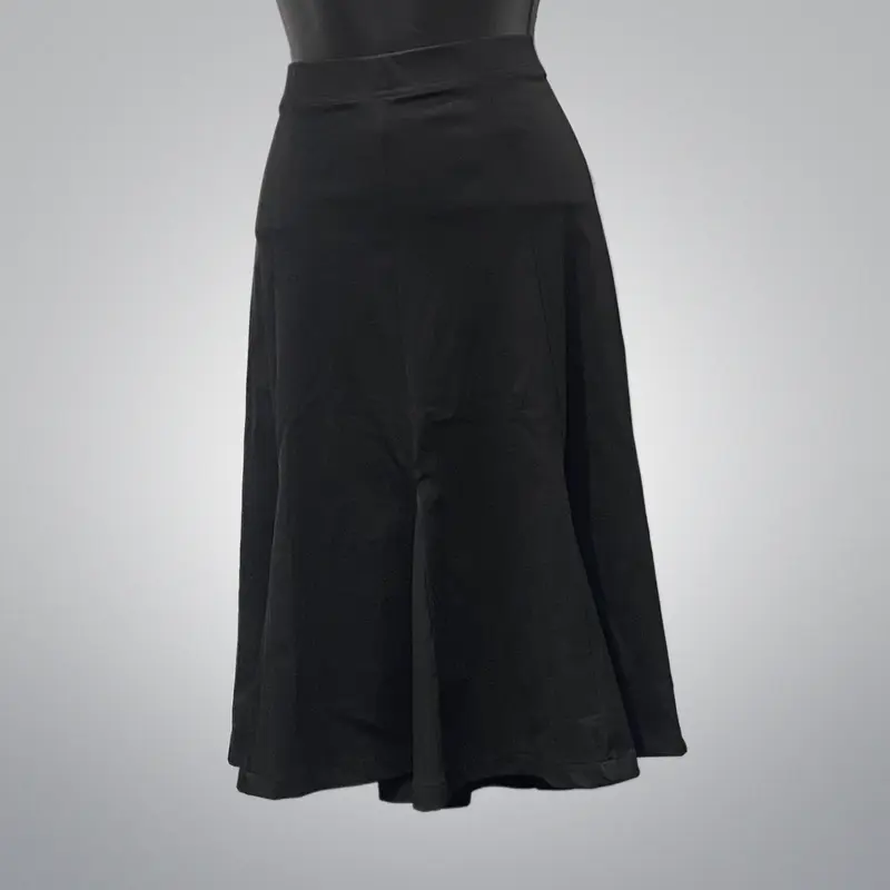 Travel Stretch Knee Length Skirt