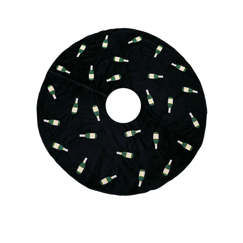 Tree Skirt - Champagne Bottles
