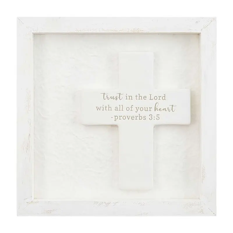 Trust Ceramic Plaque Sitter by Mudpie