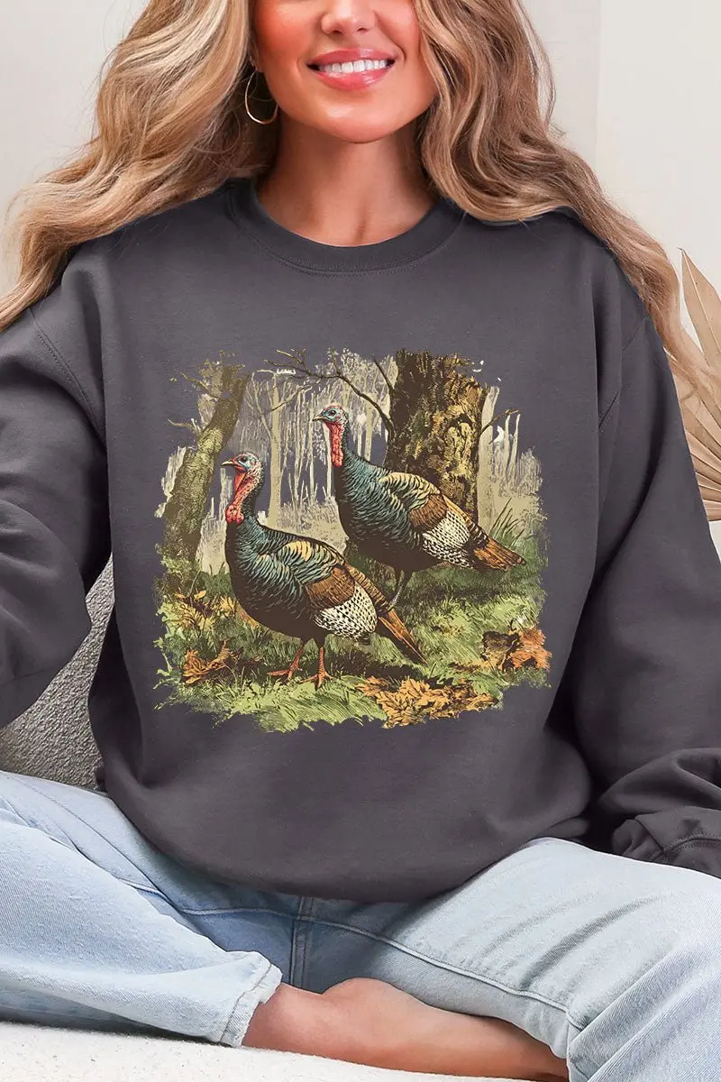 Turkey Trails Ecosmart Crewneck Sweatshirt