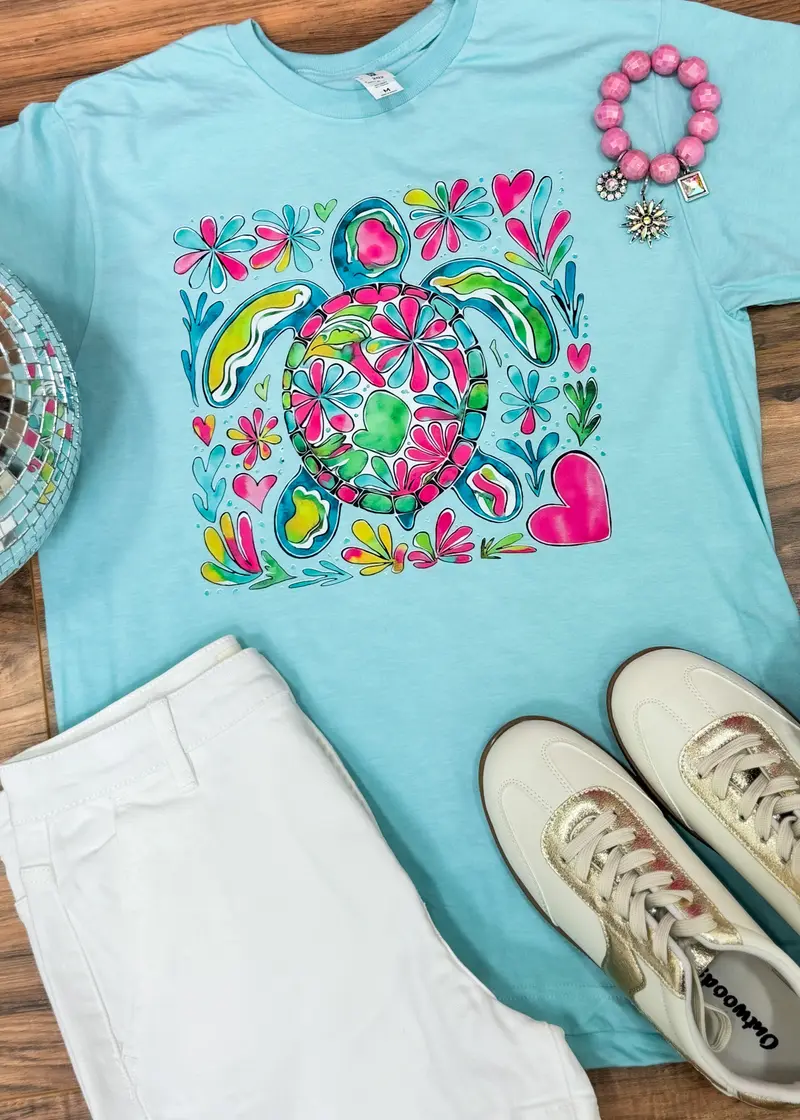 Turtly Adorable Graphic Tee - 2 Colors